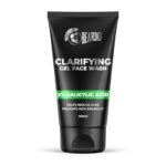 Beardo Clarifying Gel Face Wash for Men with Salicylic Acid | Anti Acne & Oil Control | Unclogs Pores, Reduces Blackheads, Gentle Daily Cleanser for Oily & Acne-Prone Skin – 100ml