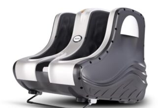 AGARO Amaze Foot & Calf Massager, Rolling & Kneading Massage, Vibration, Lukewarm Heat, Calf/Foot Massage Each with 3 Intensity Levels, everyday Relief, Muscle Relaxation & Increases Blood Circulation