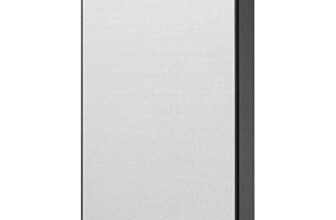 Seagate STHN2000401 2TB Backup Plus Slim Portable External Hard Drive + 1Yr Mylio Create + 2MO Adobe CC Photography, Silver