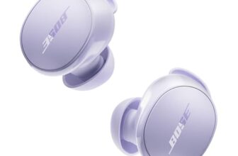 Bose New Quietcomfort Wireless Noise Cancelling Earbuds, Lifestyle Bluetooth in Ear Buds with Active Noise Cancellation, Up to 8.5 Hours of Battery Life, Chilled Lilac