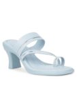 Liberty Senorita D839-03 Fashion Slip-on Block Heel Sandal For Women – PU Upper & Sole| Synthetic Insole | Outdoor & Fashion | Comfortable & Moder Design | Durable & Breathable (S.Blue-39 EU)