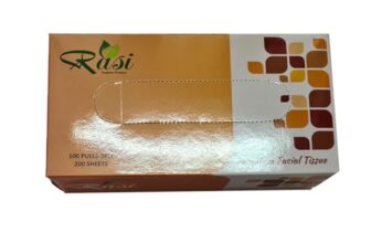 Soft Facial Tissue |Soft and Absorbption |100 Pulls Per Box 200 Sheets | 2-Ply Tissue |200 x3=600 Sheets | Pack of 3 – Orange Color