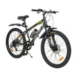 VESCO Drift 24T Kids 7 Gear Cycle for boys & girls age 9 to 13 24T MTB Cycle 24 T (inch) Mountain Cycle(7 Gear, Grey, Only Front Suspension)