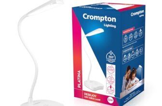 Crompton DeskJoy 5W USB-C LED Table Lamp | Touch Dimming, Pack of 1