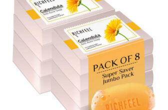 RICHFEEL Soap|For Acne & Blemishing|75g (Pack of 8)(8 x 75 g)