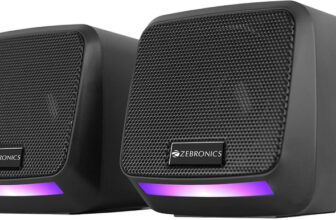 ZEBRONICS ZEB-IGLOO 1 (Black) 8 W Laptop/Desktop Speaker(Black, 2.0 Channel)
