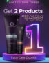 TMC -Product Worth Rs 648 Buy at Rs 1 -Charcoal Face scrub  + Skin Brightening Cream  