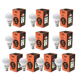 Gm Glo – Led Bulb B22 100 Lumens Per Watt – 6500K White – Cool Day Light (5 Watt, 10)