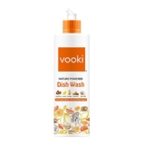 Vooki Nature Powered Natural Dish Wash Gel, No Preservatives, No Synthetic Colors – 500 ml (Pack of 1)