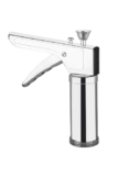 Stainless Steel Kitchen Press with 15 Different Types of Jalies, Murukku Maker Bhujiya Maker Noodles Cookies Namkeen Chakali Maker Sev Maker Farsan Maker Gathiya Maker