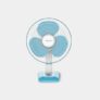 Bajaj Robusto 400MM Oscillating Table Fan For Home | DuraBreezeTM Technology | Surge Protection | 100% Copper Motor | High Air Delivery | Modern Décor | 3 Years Warranty【Icy Blue & White】
