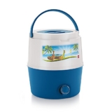 Cello Kool Star Plastic Insulated Water Jug (15 litres, White, Blue)