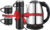 Sedoka Electric Kettle & Vacuum Flask Set (500ml,Multicolor) With 3 coffee Mug , Electric Kettle(2 L, Silver)