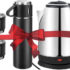 MILTON Vitro PET Canister Set of 24 (6x300ml,6x700ml,6x1400ml,6x2000ml) Airtight, Food Grade, Stackable, For Grains, Pulses, Spices, Cereals, Cookies, Dry Fruits, Fridge Storage Container, Red Wine