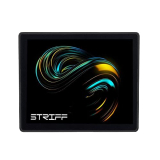 Striff Mpad Mouse Mat 230X190X3Mm Gaming Mouse Pad, Non-Slip Rubber Base, Waterproof Surface, Premium-Textured, Compatible With Laser And Optical Mice(Universe Black)