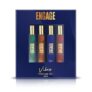 Engage Vibes Perfume Spray Set for Men, Travel Sized, Assorted Pack, Long Lasting, Ideal Valentine Gift, Birthday Gift, 25mlX4