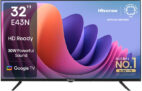 Hisense 80 cm (32 inch) HD Ready LED Smart Google TV with Dolby Audio, 30W Powerful Sound, HDR 10, Super Bright Panel (32E43N)(32E43N)