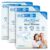 Arokleen (ISI CERTIFIED) Adult Diapers Tape Style | Medium (M) Size, 30 Count, Waist Size (72-102cm | 28″- 40″ inches), Unisex, High Absorbency, Leak Proof, Overnight Protection, Odour lock, Anti-Bacterial Absorbent Core-Pack of 3