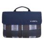 Protecta Charlie 13.3 Inch Stylish Laptop Bag for Women & Men, Ideal as Office Hand Bag or as Sling Bag Soft Velvety Interiors & Water Repellent Outer Fabric – (Distressed Checks Print)