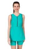 VIVA Swimming OWSD-330 Female Swim Dress with Short Leg I Womens Swimming Costume I Swimwear for Women I One-Piece Swimsuits I Swimsuit for Women