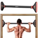 Lifelong Adjustable Pull-Up Bar for Home Gym | No Screws Hanging Bar, Adjustable Length (74-97cm), Doorway Chin-Up Bar, Gym Equipment for Men Workout, Strength Training, Weight Capacity (200kg)