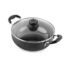 Lifelong LLSSCK01 Cookware Set of 3| Stainless Steel Kadhai with Lid 23 CM| Stainless Steel Sauce Pan 16 CM| Stainless Steel Fry Pan 23 CM| Bakelite Handles (Silver)