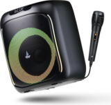 boAt PartyPal 185 with Signature Sound & Up to 6 hrs Playtime 50 W Bluetooth Party Speaker(Midnight Black, Mono Channel)