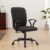 Green Soul Seoul X Office Chair, Mid Back Fabric Ergonomic Home Office Desk Chair with Comfortable & Spacious Seat, Rocking-tilt Mechanism & Heavy Duty Metal Base (Black)
