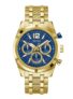 Guess Stainless Steel Analog Blue Dial Men’s Watch-Gw0714G2, Band Color-Gold