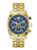 Guess Stainless Steel Analog Blue Dial Men’s Watch-Gw0714G2, Band Color-Gold