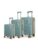 Safari Roma Hard Luggage Trolley Bag with 8 Wheels Set of Cabin, Medium and Large Size Suitcases – Sage Green