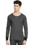 Macroman Warmax Thermal Upper for Men, Full Sleeve U-Neck in Double-Layered Viscose Cotton Poly Blend for Extreme Cold Weather, Black, XL, Pack of 1