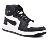 KERZL Basketball Shoes for Men (Black, White, 10)