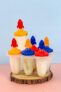 Clazkit Set of 6 Plastic Reusable Rocket Ice Pop Makers, Homemade Popsicle/Frozen Ice Cream/Kulfi Candy for Children & Adults – Multicolor,15.8X11X8 Cm