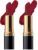 REVLON Super Lustrous Matte Lipstick, 80% Conditioning Ingredients, intance color, Waterproof, Long-Lasting, 100% Vegan Lipstick, It Is Royal (033), 4.25 gm (Pack of 2)