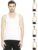 VIP BONUS CLASSIC Mens 100% Cotton Sleeveless White Vest, 80 Size, Pack of 5