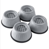 Meganchoice Anti Vibration Pads for Washing Machine Pack of 4, Shock Absorber Noise Cancelling Washer Support, Anti Vibration Pad Pads Round Washer Floor Trays