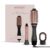 WINSTON 4 in 1 Hair Styling Blow Brush – Blow Dryer, Curling Iron, & Volumizing Brush with Adjustable Heat Versatile Hair Tool – 1 Year Warranty (Grey)