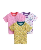 MINITATU Girl’s Regular T-Shirt (Peb3217B-mm_Multicolor2 3-6 Months)