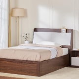Home Centre My Bed Tulip Teen Bed with Hydraulic Storage – Brown