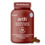 Arth Immunity Booster | Daily Immune Support with Vitamins A, D3 & K2 | Emcure Pharmaceuticals Ltd. | 30 Veg Capsules