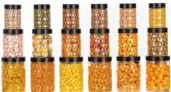 Flipkart SmartBuy Plastic Grocery Container  – 300 ml, 650 ml, 1200 ml(Pack of 18, Black)