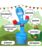 HOMOZE Talking Dancing Cactus Toy with Recording & Voice Repeat Function | USB Rechargeable Musical Plush Toy with LED Lights | Singing, Mimicking & Wiggling Interactive Cactus Doll for Kids, Babies