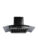 Glen ISPA AC BL 90 1200 1200 CMH 90 cm Curved Glass 90 cm|Digital Display|Touch & Gesture Control| Autoclean| Filterless|Powerful Suction | Low Noise Auto Clean Chimney(Wall Mounted, Black)