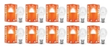 Halonix 9W B22 LED Cool White Bulb, Pack of 10