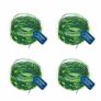 Crompton Galaxy Decoration Copper USB Powered String Fairy Lights with 100 Led Light (10 Meters, Green, Pack of 4)