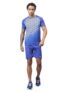Vector X Adults Mens and Boys Football Soccer Set of Half-Sleeve Jersey with Shorts (Royal Blue, L)