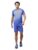 Vector X Adults Mens and Boys Football Soccer Set of Half-Sleeve Jersey with Shorts (Royal Blue, L)