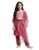 Amazon Brand – Symbol Girl’s Rayon Ethnic Wear Embroidered Kurta Set with Net Dupatta