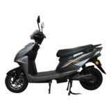 Green Invicta Low Speed Electric Scooter Non RTO 60KM Range Grey with Portable Charger